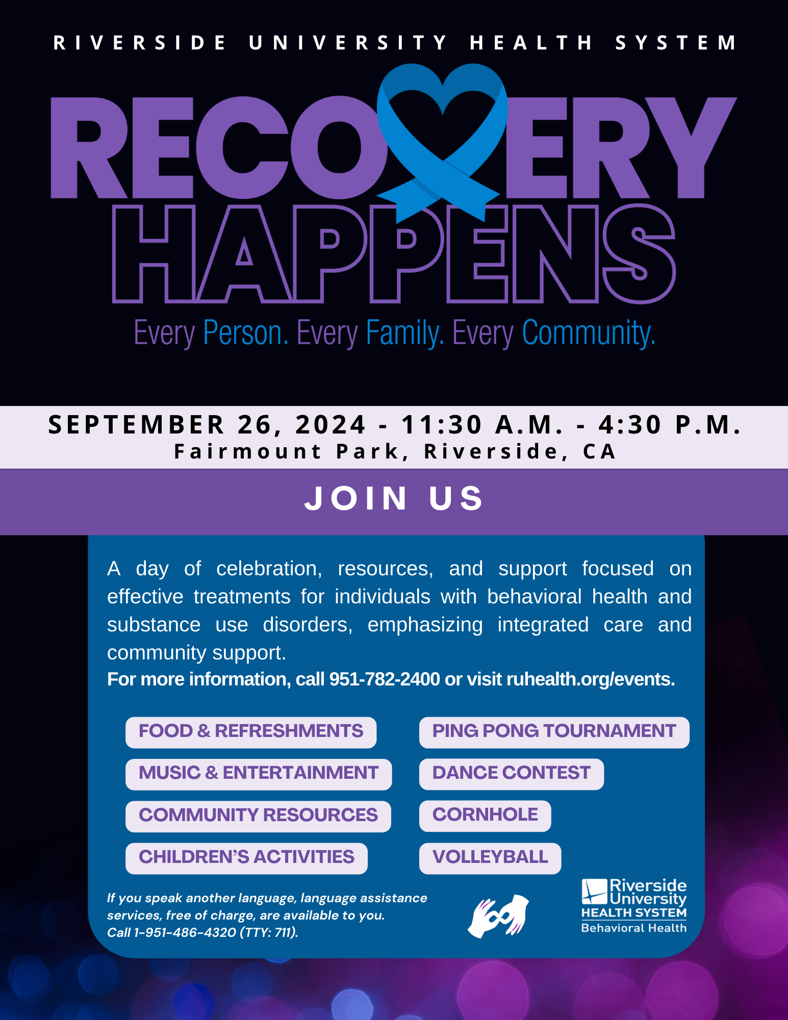 Recovery Happens 2024 | Riverside University Health System